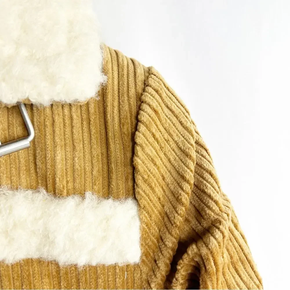UO BDG Salem Corduroy Sherpa Jacket NWT in Size XS
